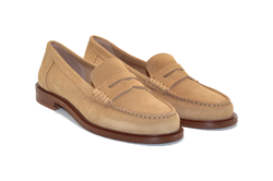 MOCASSINO IN CAMOSCIO CALF ELSA N252 MANDORLA